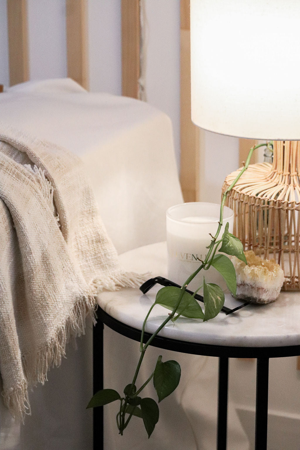 Embrace the power of journaling, candles and baths